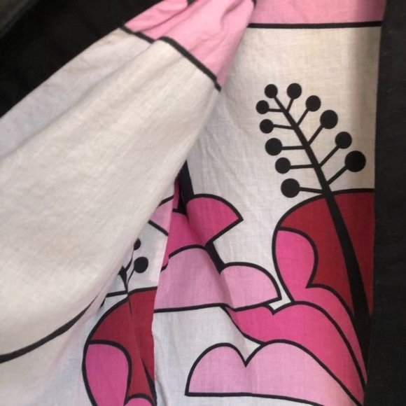 Roxy 3/4 Bell Sleeve Round Collar Button Accent Black Twill Jacket Womens Medium - Picture 6 of 8